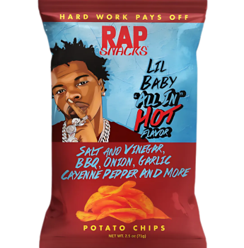 RAP SNACKS - Lil Baby All In Hot Chips 71g